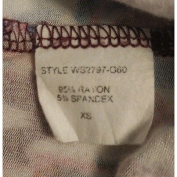 Loveappella Babydoll Maxi Sundress XS Empire Waist Stretch Colorful Beachy Boho - Picture 6 of 6